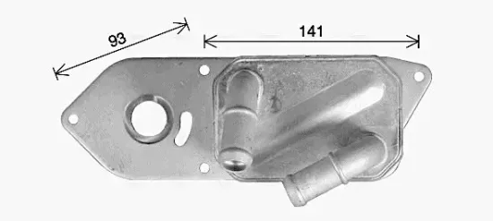 Ölkühler, Motoröl AVA QUALITY COOLING FD3666 Bild Ölkühler, Motoröl AVA QUALITY COOLING FD3666