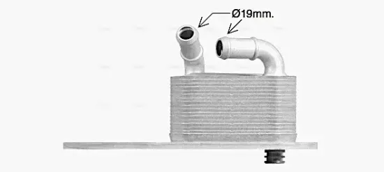 Ölkühler, Motoröl AVA QUALITY COOLING FD3666 Bild Ölkühler, Motoröl AVA QUALITY COOLING FD3666