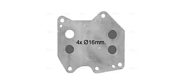 Ölkühler, Motoröl AVA QUALITY COOLING FD3669
