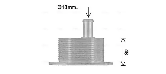 Ölkühler, Motoröl AVA QUALITY COOLING FD3669 Bild Ölkühler, Motoröl AVA QUALITY COOLING FD3669