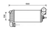 Ladeluftkühler AVA QUALITY COOLING FD4574
