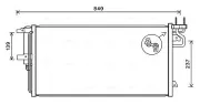 Kondensator, Klimaanlage AVA QUALITY COOLING FD5617D