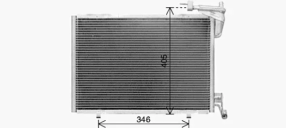 Kondensator, Klimaanlage AVA QUALITY COOLING FD5673