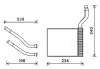 Wärmetauscher, Innenraumheizung AVA QUALITY COOLING FD6464