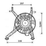 Lüfter, Motorkühlung 12 V AVA QUALITY COOLING FD7558