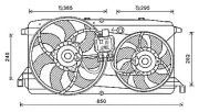 Lüfter, Motorkühlung AVA QUALITY COOLING FD7579