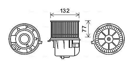 Innenraumgebläse 12 V AVA QUALITY COOLING FD8572 Bild Innenraumgebläse 12 V AVA QUALITY COOLING FD8572