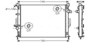 Kühler, Motorkühlung AVA QUALITY COOLING FDA2421