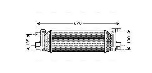 Ladeluftkühler AVA QUALITY COOLING FDA4401