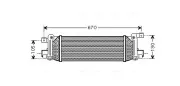 Ladeluftkühler AVA QUALITY COOLING FDA4401