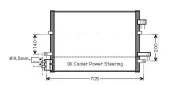 Kondensator, Klimaanlage AVA QUALITY COOLING FDA5377