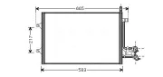 Kondensator, Klimaanlage AVA QUALITY COOLING FDA5395