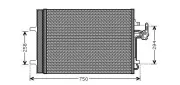 Kondensator, Klimaanlage AVA QUALITY COOLING FDA5427D