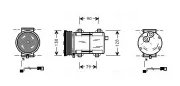 Kompressor, Klimaanlage AVA QUALITY COOLING FDAK284