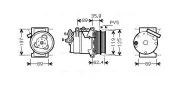 Kompressor, Klimaanlage AVA QUALITY COOLING FDAK433