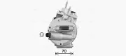 Kompressor, Klimaanlage 12 V AVA QUALITY COOLING FDAK670