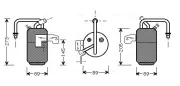 Trockner, Klimaanlage AVA QUALITY COOLING FDD331