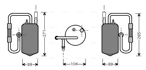 Trockner, Klimaanlage AVA QUALITY COOLING FDD349