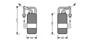 Trockner, Klimaanlage AVA QUALITY COOLING FDD386