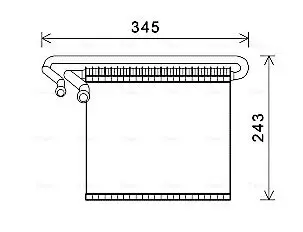 Verdampfer, Klimaanlage AVA QUALITY COOLING FDV491 Bild Verdampfer, Klimaanlage AVA QUALITY COOLING FDV491