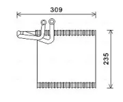 Verdampfer, Klimaanlage AVA QUALITY COOLING FDV493