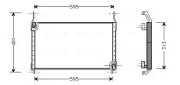 Kondensator, Klimaanlage AVA QUALITY COOLING FT5172