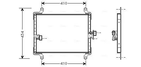 Kondensator, Klimaanlage AVA QUALITY COOLING FT5206 Bild Kondensator, Klimaanlage AVA QUALITY COOLING FT5206