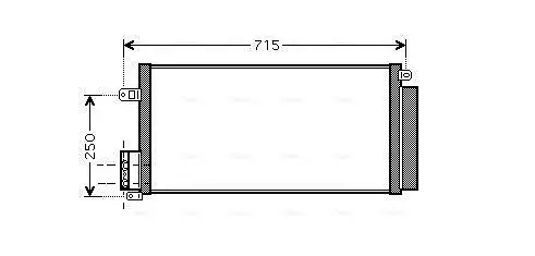 Kondensator, Klimaanlage AVA QUALITY COOLING FTA5310D