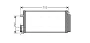 Kondensator, Klimaanlage AVA QUALITY COOLING FTA5310D