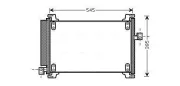 Kondensator, Klimaanlage AVA QUALITY COOLING FT5327D