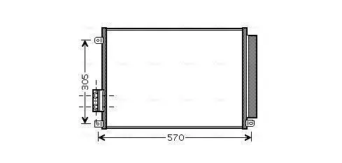 Kondensator, Klimaanlage AVA Clever Choice FT5347D Bild Kondensator, Klimaanlage AVA Clever Choice FT5347D