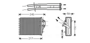 Wärmetauscher, Innenraumheizung AVA QUALITY COOLING FTA6304