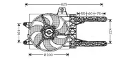 Lüfter, Motorkühlung 12 V AVA QUALITY COOLING FT7285