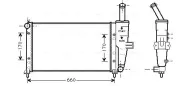 Kühler, Motorkühlung AVA QUALITY COOLING FTA2208