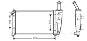 Kühler, Motorkühlung AVA QUALITY COOLING FTA2218