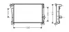Kühler, Motorkühlung AVA QUALITY COOLING FTA2279
