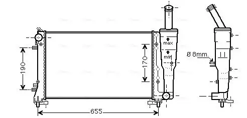Lüfter, Motorkühlung 12 V 12 V AVA QUALITY COOLING FT7584 Bild Lüfter, Motorkühlung 12 V 12 V AVA QUALITY COOLING FT7584