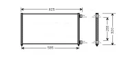 Kondensator, Klimaanlage AVA QUALITY COOLING FTA5256