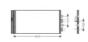 Kondensator, Klimaanlage AVA QUALITY COOLING FTA5298D