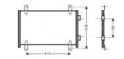 Kondensator, Klimaanlage AVA QUALITY COOLING FTA5302