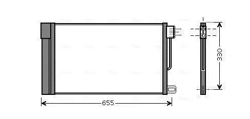 Kondensator, Klimaanlage AVA QUALITY COOLING FTA5314D Bild Kondensator, Klimaanlage AVA QUALITY COOLING FTA5314D