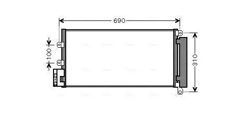 Kondensator, Klimaanlage AVA QUALITY COOLING FTA5356D