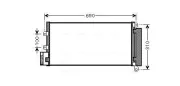 Kondensator, Klimaanlage AVA QUALITY COOLING FTA5356D