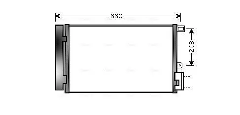 Kondensator, Klimaanlage AVA QUALITY COOLING FTA5357D Bild Kondensator, Klimaanlage AVA QUALITY COOLING FTA5357D