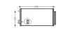 Kondensator, Klimaanlage AVA QUALITY COOLING FTA5411D
