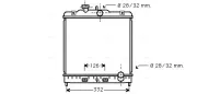 Kühler, Motorkühlung AVA QUALITY COOLING HD2120