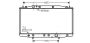 Kühler, Motorkühlung AVA QUALITY COOLING HD2218