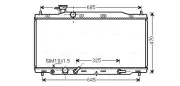 Kühler, Motorkühlung AVA QUALITY COOLING HD2226