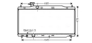 Kühler, Motorkühlung AVA QUALITY COOLING HD2241
