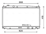 Kühler, Motorkühlung AVA QUALITY COOLING HD2253